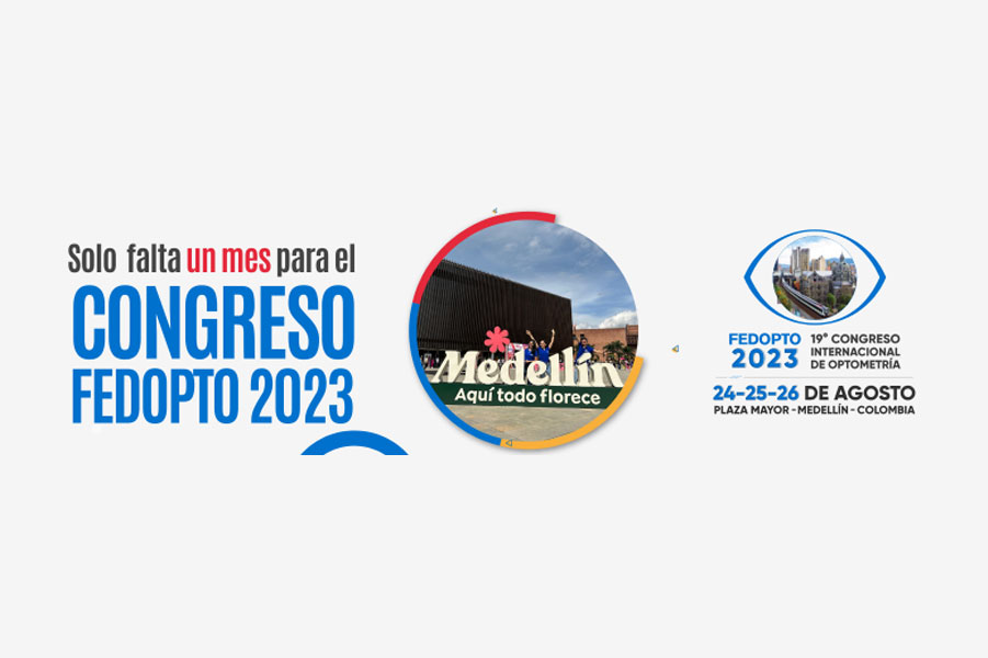 Solo falta un mes para el emocionante Congreso Fedopto 2023. Prepárate para vivir una experiencia única con expertos de renombre en el campo de la optometría. No te pierdas este evento imperdible.