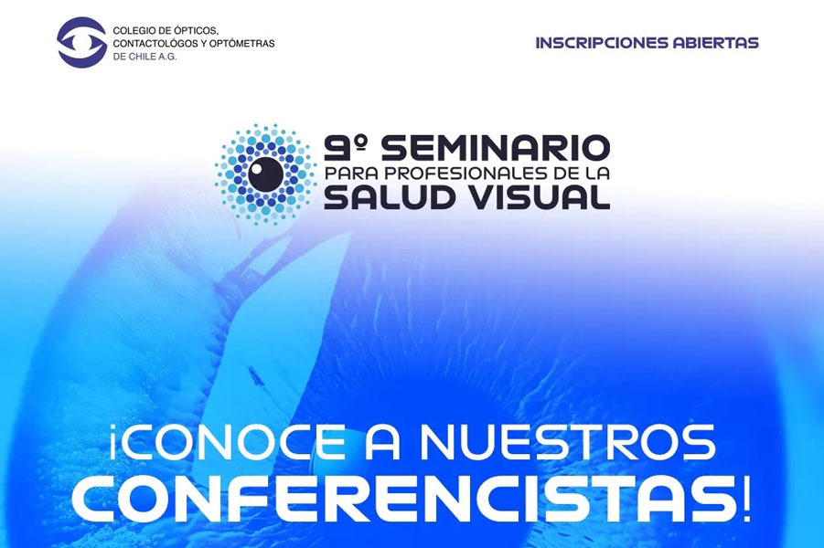 Hoy venimos con la primera parte de algunos de los conferencistas que nos acompañarán en nuestro 9.º Seminario para profesionales de la salud visual.