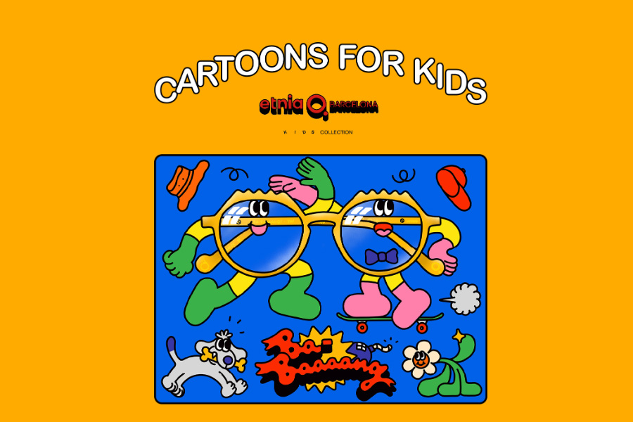 Gafas de dibujos animados para niños de Etnia Barcelona