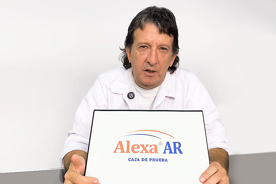 El equipo de la Revista 20/20 conversó con Ricardo Mojica, quien nos entregó todos los detalles de los nuevos lentes 𝗔𝗹𝗲𝘅𝗮® 𝗔𝗥 y Alexa®AR Plus: duerme con un sueño, despierta con una realidad.