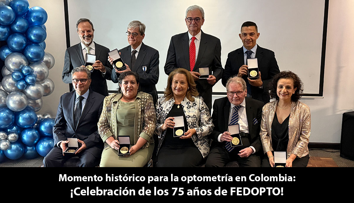 El equipo de la Revista 20/20, estuvo presente en el aniversario 75 del Colegio Federación Colombiana de Optómetras, en un encuentro, que tuvo lugar en un prestigioso Hotel, al norte de Bogotá, Colombia.